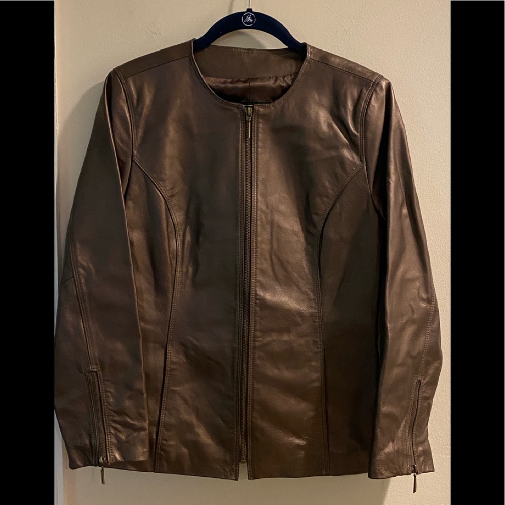 Leather Bomber jacket